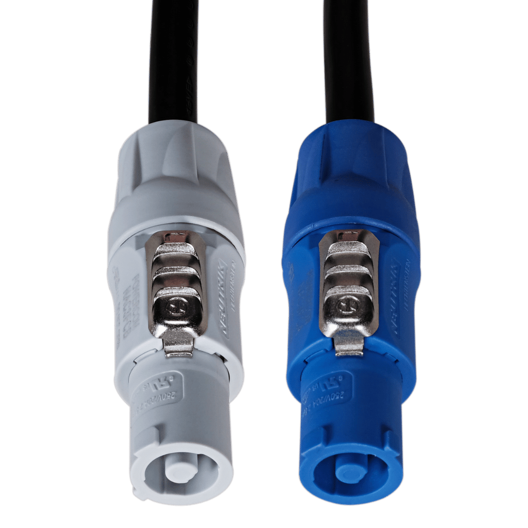powerCON (NAC3FCA to NAC3FCB) power-link(variance) - 2 M – 3 x 2.08mm² US + CA